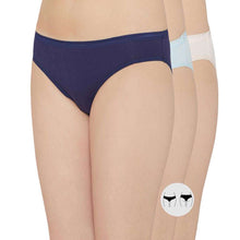 Load image into Gallery viewer, Wacoal Cotton Low Waist Medium Coverage Everyday Wear Pack of 3  Bikini Panty PI03G03
