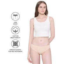 Load image into Gallery viewer, Wacoal Cotton Low Waist Medium Coverage Everyday Wear Pack of 3  Bikini Panty PI03G03
