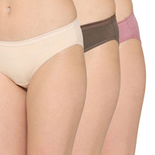 Load image into Gallery viewer, Wacoal Cotton Low Waist Medium Coverage Everyday Wear Pack of 3 Bikini Panty PI03G03
