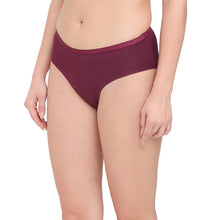Load image into Gallery viewer, Wacoal BASICS Zoe Mid-waist Medium Coverage Everyday wear Hipster Panty - Wine PI03P02
