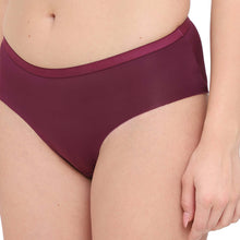 Load image into Gallery viewer, Wacoal BASICS Zoe Mid-waist Medium Coverage Everyday wear Hipster Panty - Wine PI03P02
