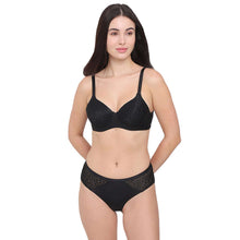 Load image into Gallery viewer, Wacoal BASICS Bliss Mid-waist Medium Coverage Everyday wear Hipster Panty - Black PI03Q01
