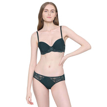 Load image into Gallery viewer, Wacoal Balcony &amp; Beyond Low Waist Medium Coverage Everyday Wear Bikini Panty - Dark Green PI05B02

