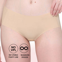 Load image into Gallery viewer, Wacoal Invisible Comfort Mid-Waist Full Coverage Seamless Everyday wear Hipster Panty - Beige PI05E01

