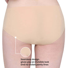 Load image into Gallery viewer, Wacoal Invisible Comfort Mid-Waist Full Coverage Seamless Everyday wear Hipster Panty - Beige PI05E01
