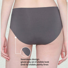 Load image into Gallery viewer, Wacoal Invisible Comfort Mid-Waist Full Coverage Seamless Everyday wear Hipster Panty - Grey PI05E01
