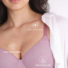 Load image into Gallery viewer, Wacoal Cool Comfort Padded Non-wired 3/4th Cup Everyday Wear T-shirt Bra -Pink BI05H03
