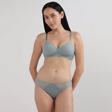 Load image into Gallery viewer, Wacoal Cool Comfort Low-waist Medium Coverage Everyday wear Bikini Panty-Grey PI05H03
