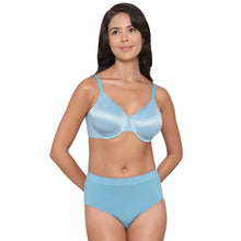 Load image into Gallery viewer, Wacoal Firm Fit High Waist Full Coverage Everyday Wear Brief Panty - Blue PI06A01
