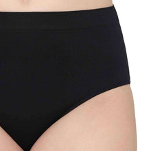 Load image into Gallery viewer, Wacoal Firm Fit High Waist Full Coverage Everyday Wear Brief Panty - Black PI06A01
