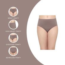 Load image into Gallery viewer, Wacoal Firm Fit High Waist Full Coverage Everyday Wear Brief Panty - Brown PI06A01

