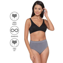 Load image into Gallery viewer, Wacoal Firm Fit High Waist Full Coverage Everyday Wear Brief Panty - Grey PI06A01
