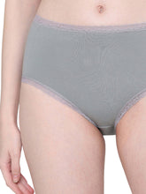 Load image into Gallery viewer, Wacoal Dear Hip Mid-Waist Full Coverage Comfortable Everyday Wear Brief Panty -Grey PI06C01
