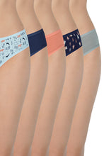 Load image into Gallery viewer, Amante Assorted Low Rise Bikini (Pack of 5) 35302
