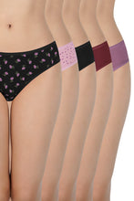 Load image into Gallery viewer, Amante Assorted Mid Rise Bikini Panty (Pack of 5) 35302

