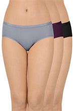 Load image into Gallery viewer, Amante Solid Low Rise Hipster (Pack of 3) 43001
