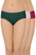 Load image into Gallery viewer, Amante Solid Low Rise Hipster (Pack of 3) 43001
