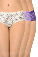 Load image into Gallery viewer, Amante Printed Low Rise Hipster (Pack of 3) 43101
