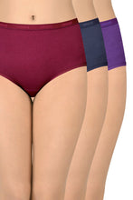 Load image into Gallery viewer, Amante Solid High Rise Full Brief (Pack of 3) 53001
