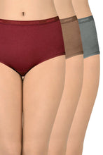 Load image into Gallery viewer, Amante Solid Full Brief High Rise Panty (Pack of 3) 53001

