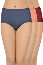 Load image into Gallery viewer, Amante Solid High Rise Full Brief Panty (Pack of 3) 53001
