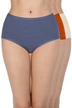 Load image into Gallery viewer, Amante Solid High Rise Full Brief (Pack of 3) 53001
