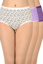 Load image into Gallery viewer, Amante Printed High Rise Full Brief (Pack of 3) 53101
