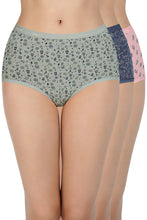 Load image into Gallery viewer, Amante Printed High Rise Full Brief (Pack of 3) 53101
