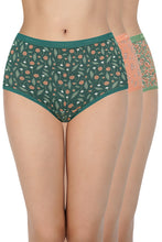 Load image into Gallery viewer, Amante Printed High Rise Full Briefs (Pack of 3) 53101
