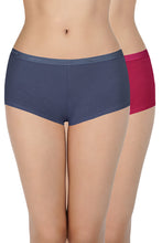 Load image into Gallery viewer, Amante Solid Mid Rise Boyshorts (Pack of 2) 62001
