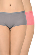 Load image into Gallery viewer, Amante Solid Low Rise Boyshorts (Pack of 2) 62001
