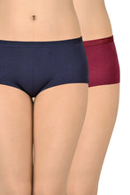 Load image into Gallery viewer, Amante Solid Low Rise Boyshorts (Pack of 2) 62001
