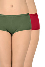 Load image into Gallery viewer, Amante Solid Low Rise Boyshorts (Pack of 2) 62001
