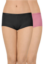 Load image into Gallery viewer, Amante Solid Low Rise Boyshort (Pack of 2) 62001
