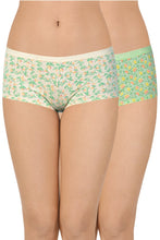 Load image into Gallery viewer, Amante Printed Low Rise Boyshort Panty (Pack of 2) 62101
