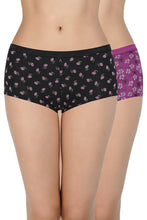 Load image into Gallery viewer, Amante Printed Mid Rise Boyshorts (Pack of 2) 62101
