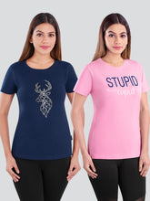 Load image into Gallery viewer, Dermawear Women's Active Cotton T-Shirt TC-905 (Pack of 2)
