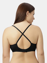 Load image into Gallery viewer, Sonari Padded Wirefree Cotton Spandex Medium Coverage Bra with Detachable Adjustable Straps – RIO
