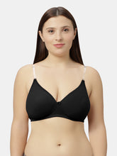 Load image into Gallery viewer, Sonari Padded Wirefree Cotton Spandex Medium Coverage Bra with Detachable Adjustable Straps – RIO
