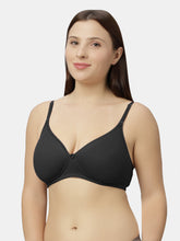 Load image into Gallery viewer, Sonari Padded Wirefree Cotton Spandex Medium Coverage Bra with Detachable Adjustable Straps – RIO
