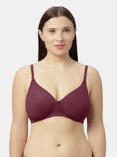 Load image into Gallery viewer, Sonari Padded Wirefree Cotton Spandex Medium Coverage Bra with Detachable Adjustable Straps – RIO
