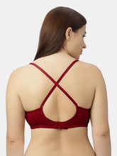 Load image into Gallery viewer, Sonari Padded Wirefree Cotton Spandex Medium Coverage Bra with Detachable Adjustable Straps – RIO
