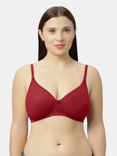 Load image into Gallery viewer, Sonari Padded Wirefree Cotton Spandex Medium Coverage Bra with Detachable Adjustable Straps – RIO
