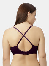 Load image into Gallery viewer, Sonari Padded Wirefree Cotton Spandex Medium Coverage Bra with Detachable Adjustable Straps – RIO
