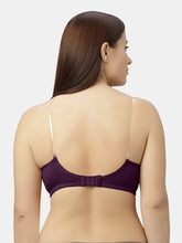 Load image into Gallery viewer, Sonari Padded Wirefree Cotton Spandex Medium Coverage Bra with Detachable Adjustable Straps – RIO
