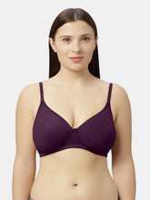 Load image into Gallery viewer, Sonari Padded Wirefree Cotton Spandex Medium Coverage Bra with Detachable Adjustable Straps – RIO
