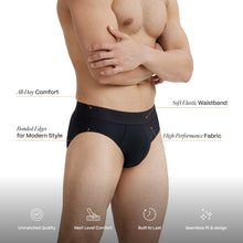 Load image into Gallery viewer, B'there Seamless Performance 2-Pack Microfiber Brief
