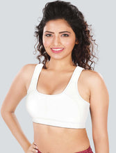Load image into Gallery viewer, Dermawear Women's Padded Racer Back Sports Bra SB-1101
