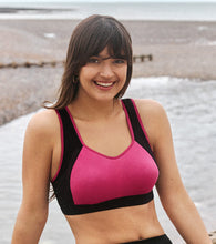 Load image into Gallery viewer, Enamor SB38 Medium Impact Cotton Sports Bra, Padded, Wire-Free, Full Coverage for Comfort
