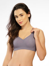 Load image into Gallery viewer, Sonari Padded Medium Coverage Seamless Wirefree T-Shirt Bra with Nylon Elastane U-Back Support – SM 103
